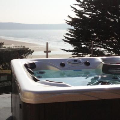 Hot tub at Woolacombe