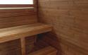 interior fo the Hekla Cube Sauna